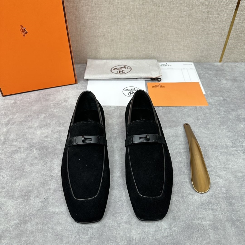 H**mes leather shoes